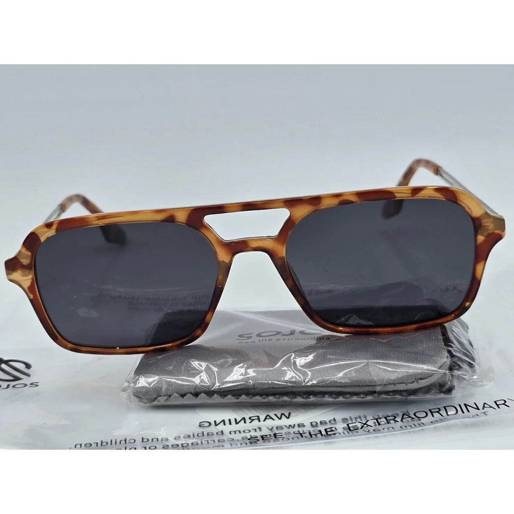Sojos SJ2186 C4 SY Tortoise Shell Sunglasses 55[]20 150 -‎ Very Good Frame